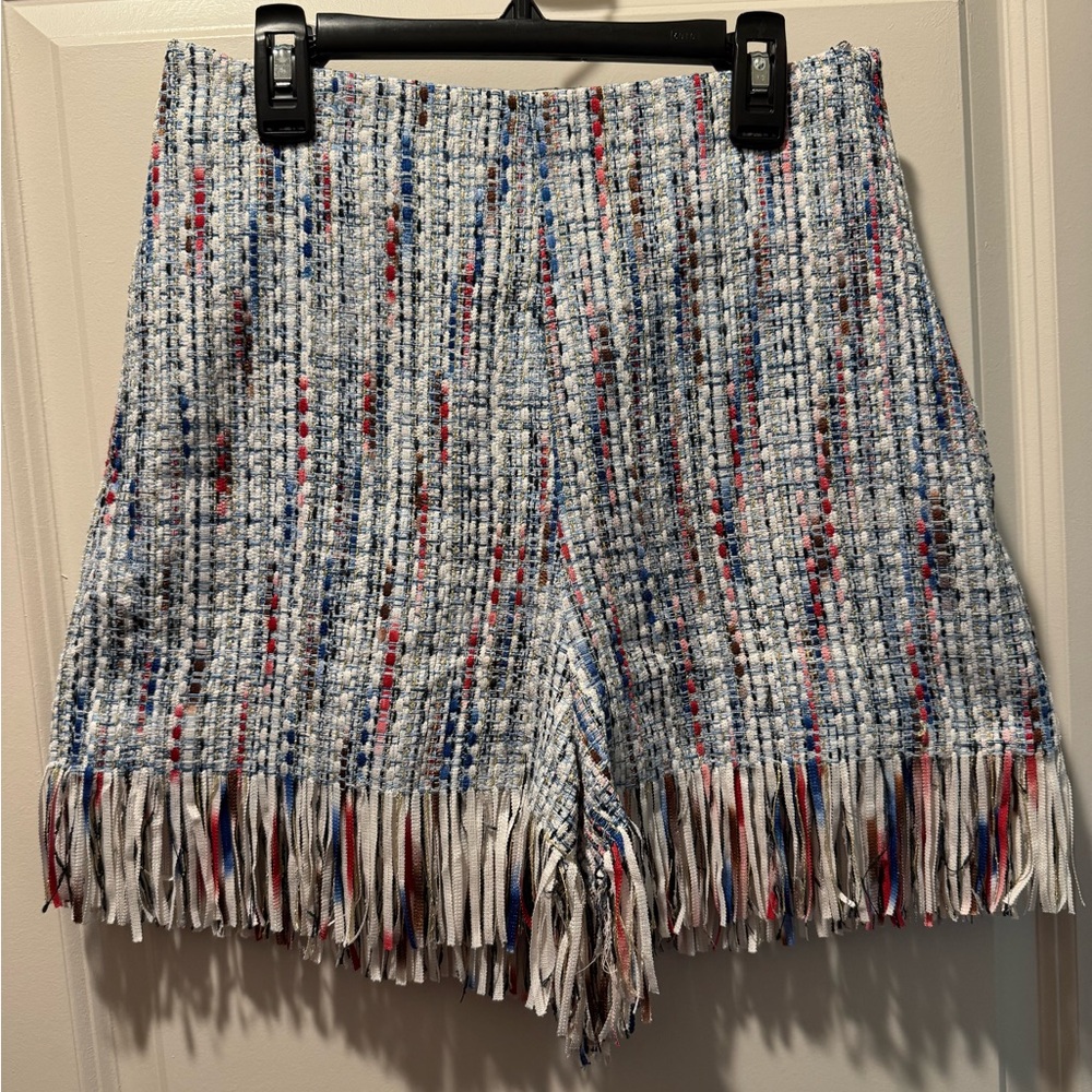 Desigual Multicolor Tweed High Waist Shorts